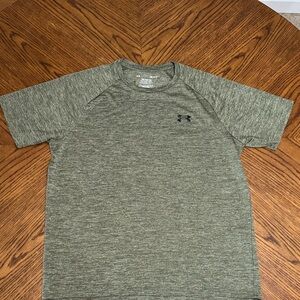 Under Armour Men's Heathered Green Tech Tee